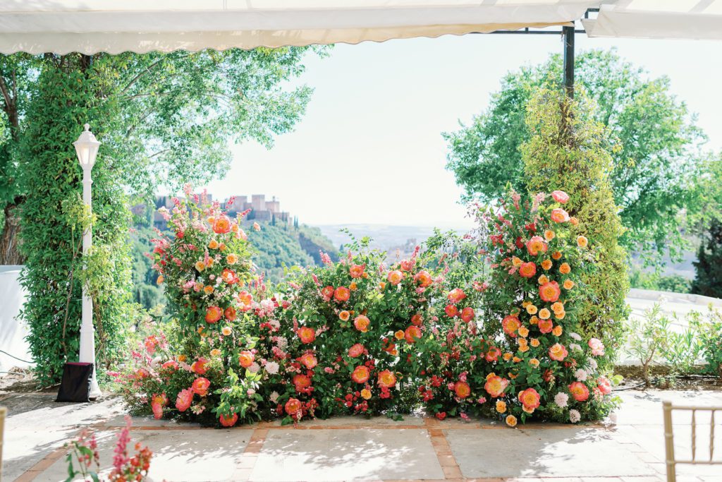 Floral arrangement Wedding in Granada