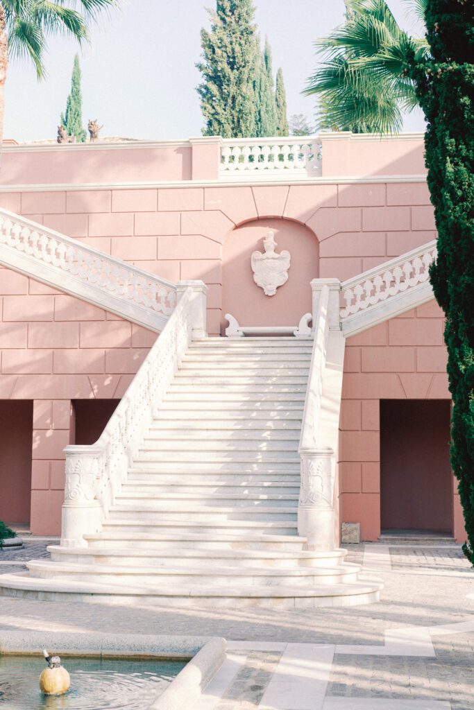 Anantara wedding venue in Marbella staircase